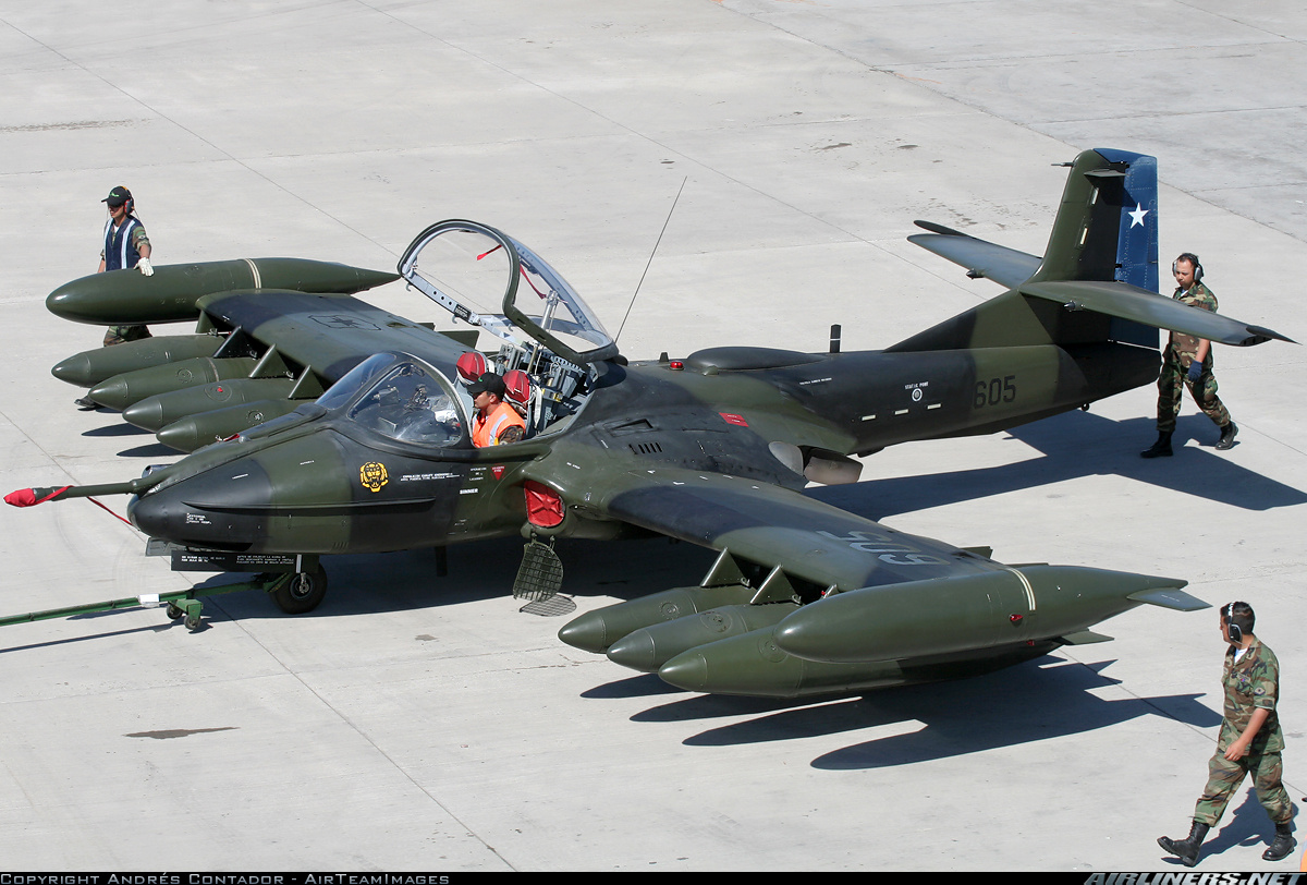 Cessna A 37b Dragonfly 318e Chile Air Force Aviation Photo Airliners Net