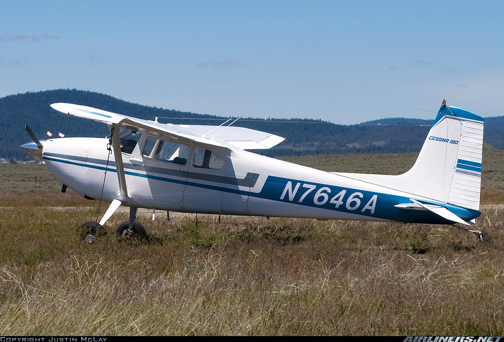 Cessna 180 Skywagon 180 U 17 Untitled Aviation Photo Airliners Net