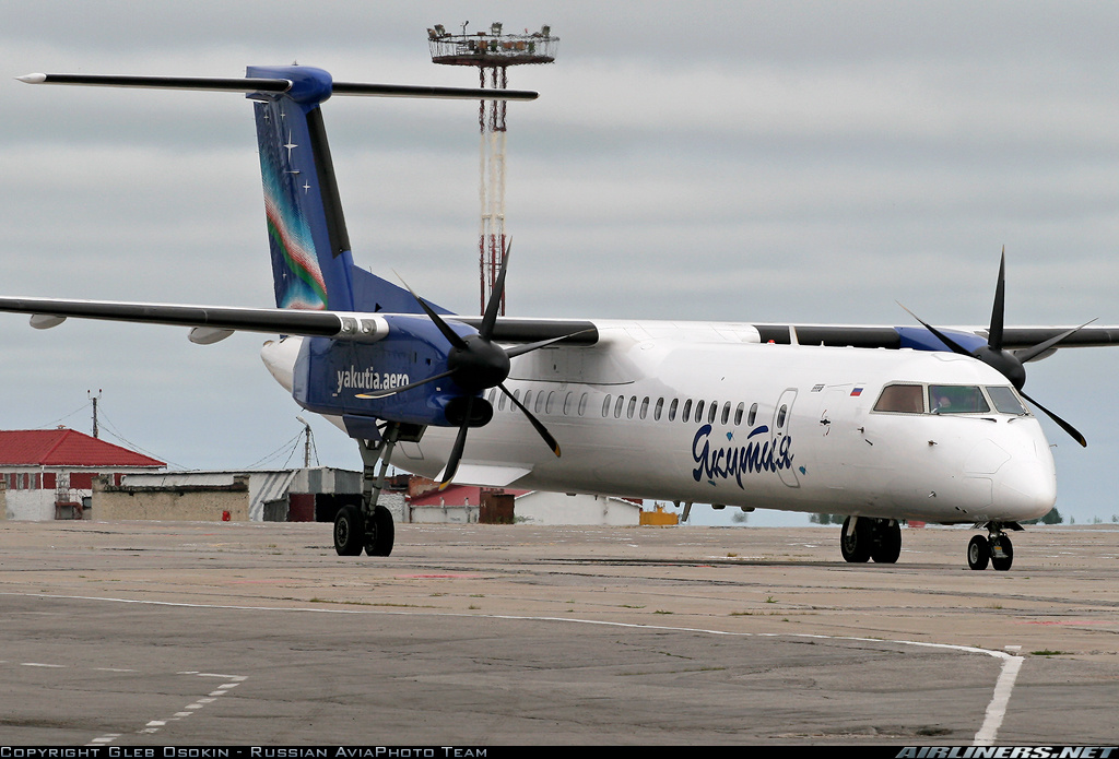 Якутия Dhc 8 400 Самолет Фото