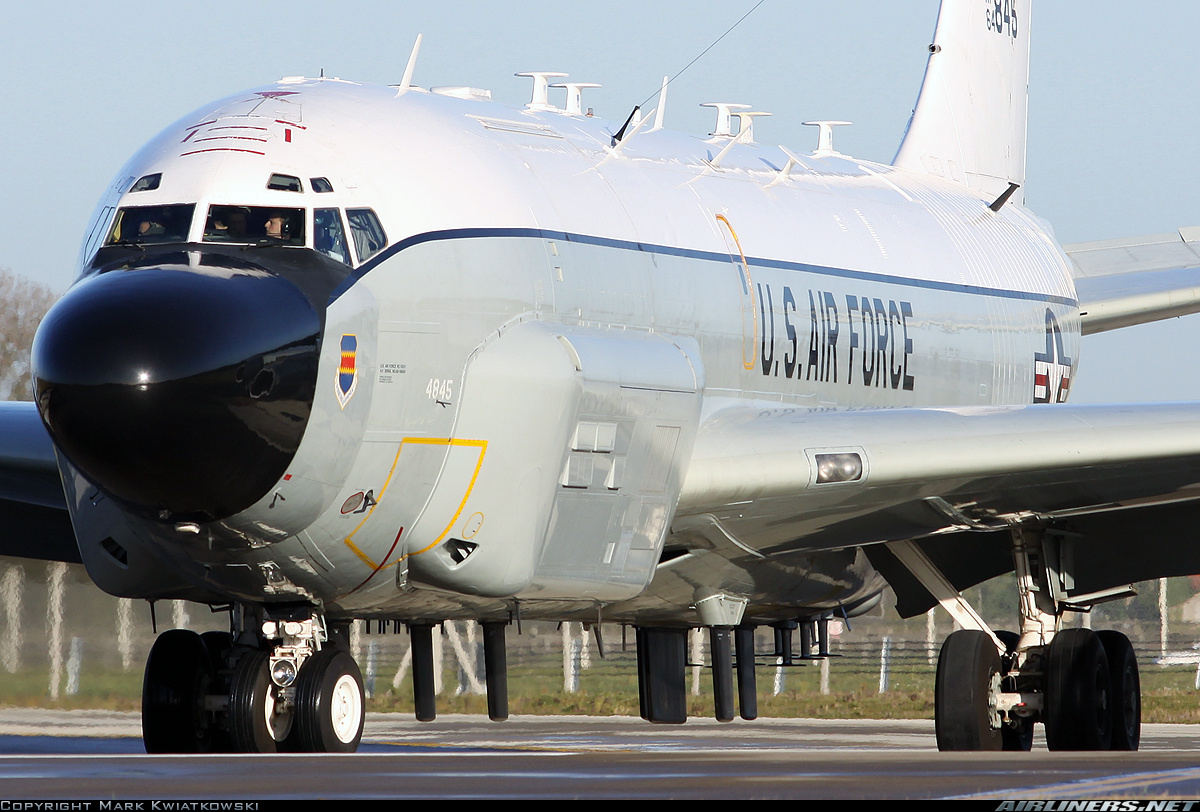 The RC-135V is the USAF's standard airborne SIGINT platform. 