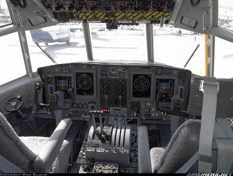 C-130T digital cockpit modifications : r/cockpits