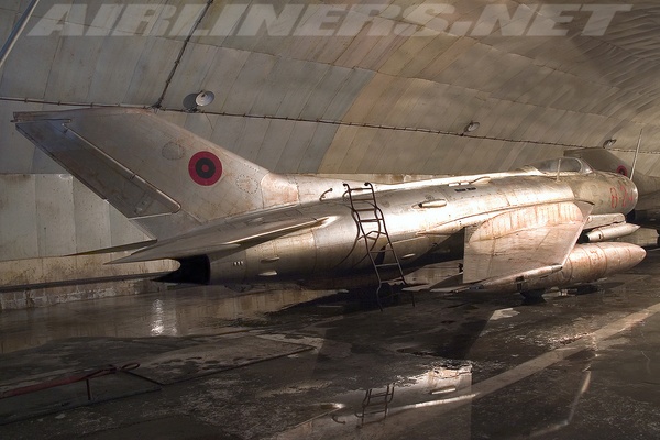 Stored Shenyang F-6 aircraft at Kucove Airbase, Albania. P…