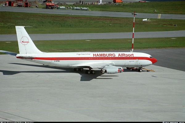 ORIGINAL FENSTER Boeing 707 D-ABOD Flughafen Hamburg( outlets 1)