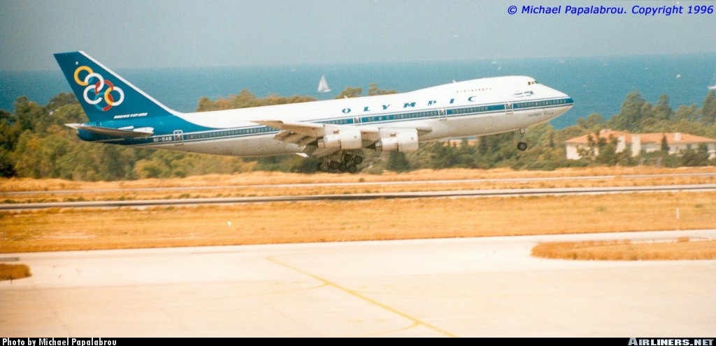 OA オリンピック航空 Aviationtag B747-200 The Olympic Flame of Aviationtag!