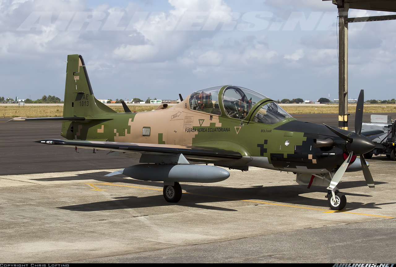 Embraer A-29B Super Tucano (EMB-314) - Ecuador - Air Force | Aviation ...