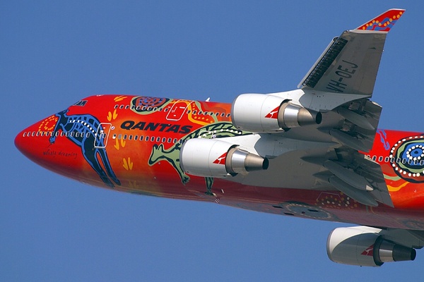 B747-438 LONGREACH QANTAS DRAGON 55100 - メルカリ