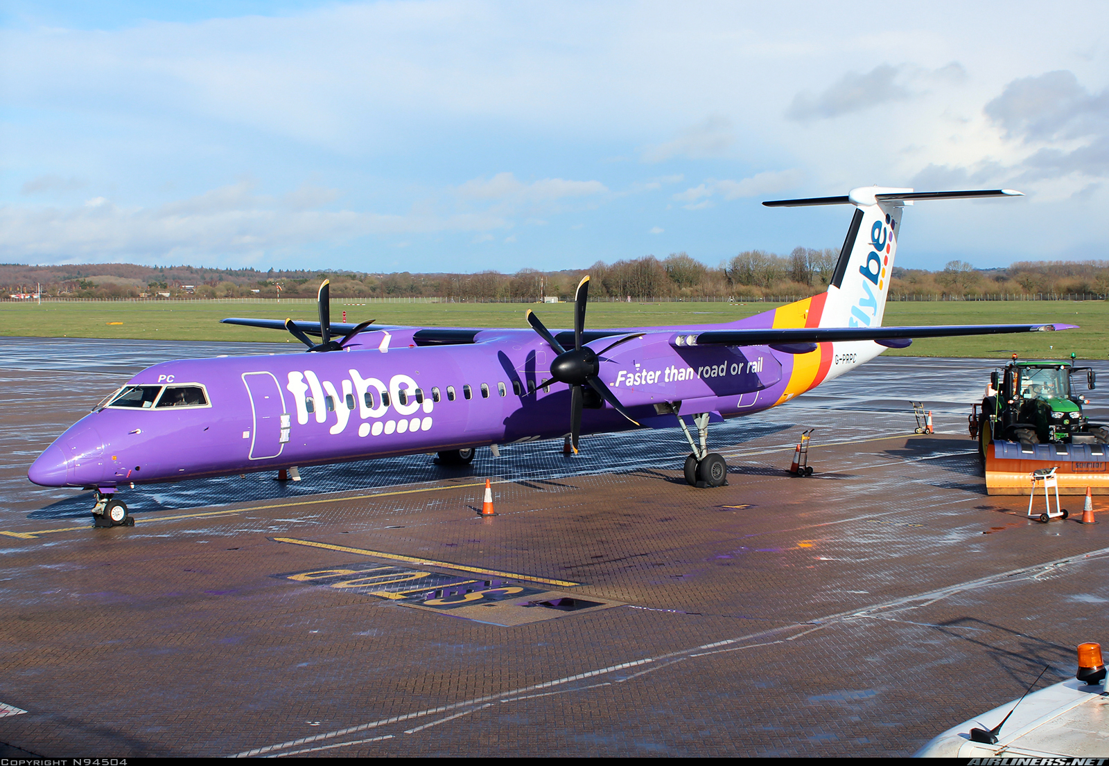 Bombardier Dhc 8 402 Q400 Flybe British European Aviation Photo