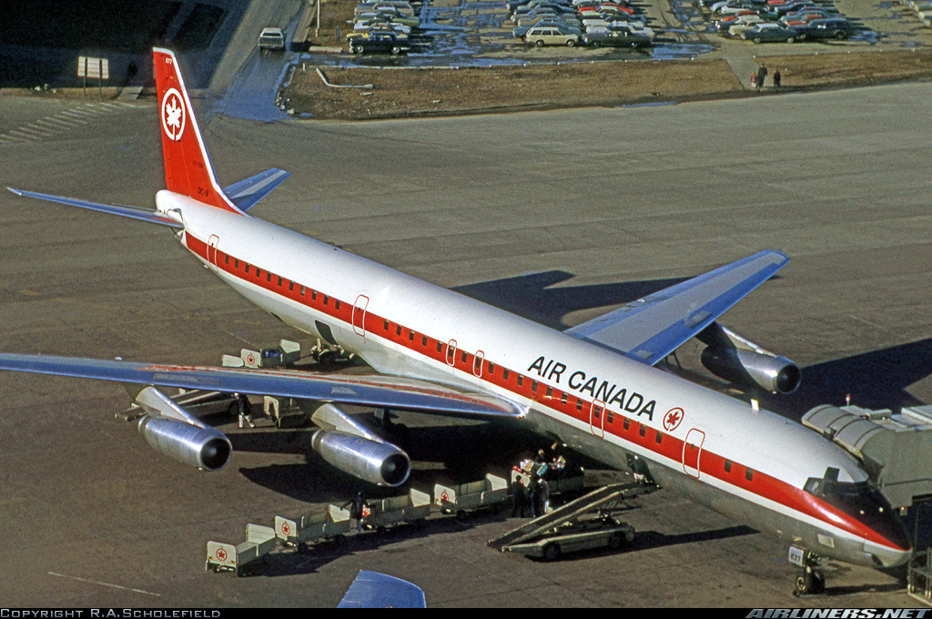 Details about   1:200 Air Canada McDonnell Douglas DC-8-63 C-FTIV With Stand 