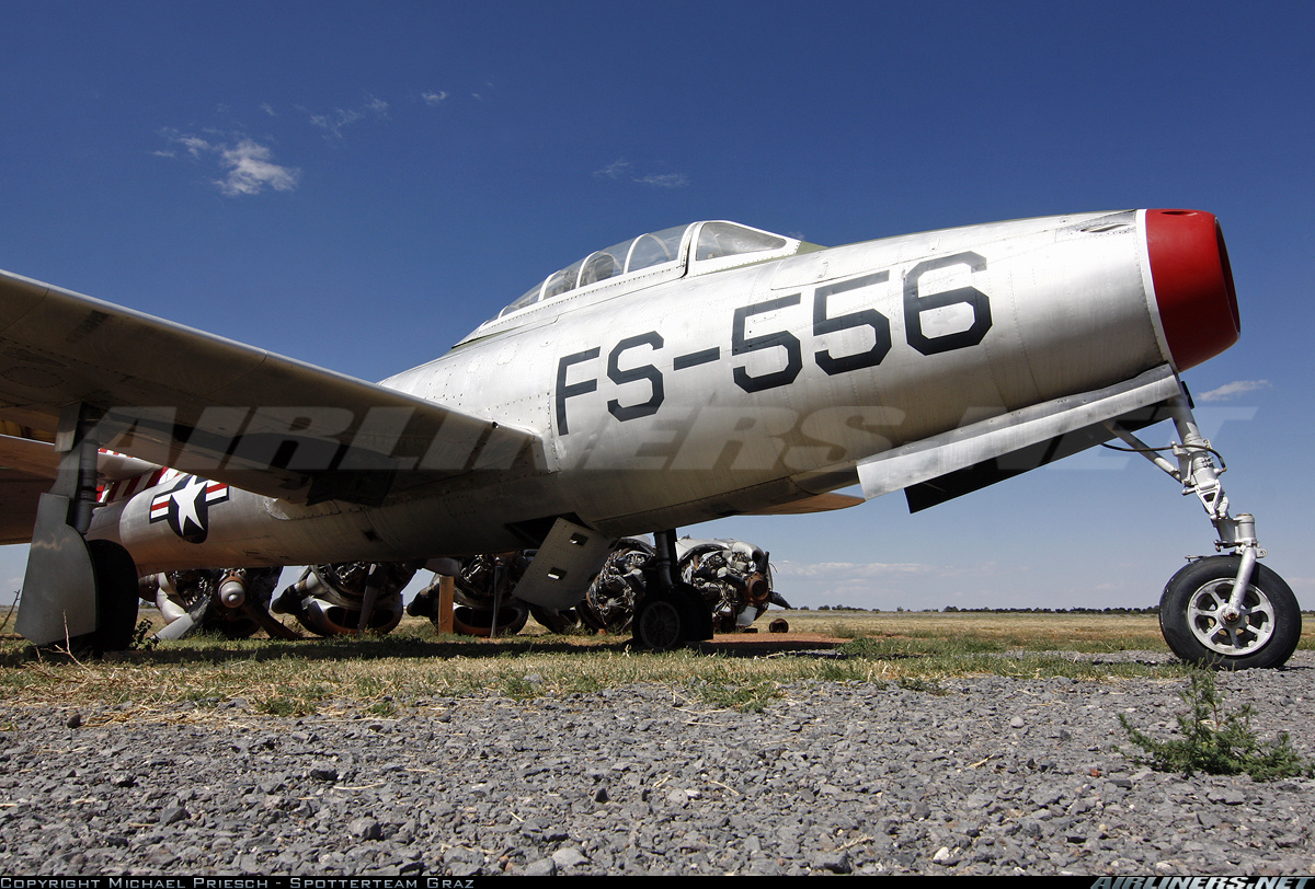 Republic P 84b Thunderjet Usa Air Force Aviation Photo 1994853