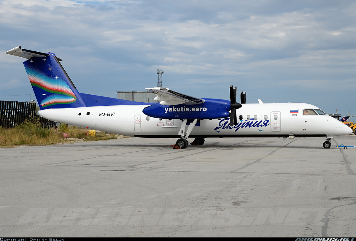 Якутия Dhc 8 400 Самолет Фото