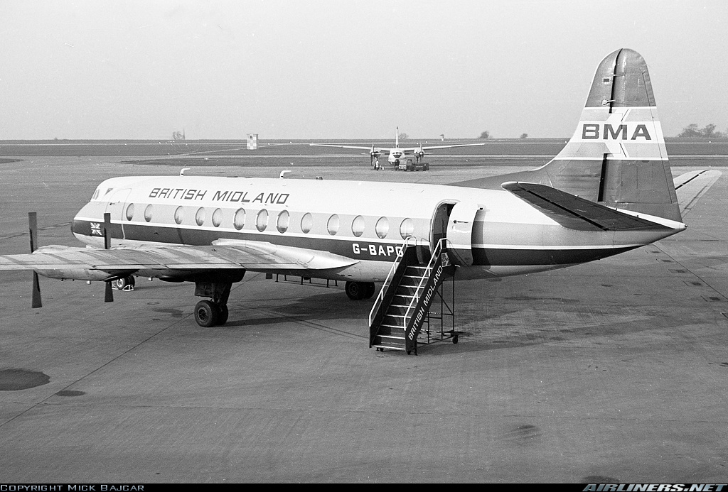 Vickers 814 Viscount - British Midland Airways - BMA | Aviation Photo ...