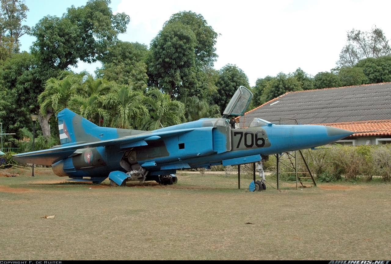 Mikoyan Gurevich MiG 23UB Cuba Air  Force  Aviation 