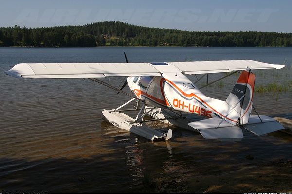 Ikarus C42 a modern 21st century microlight aircraft Stock Photo - Alamy