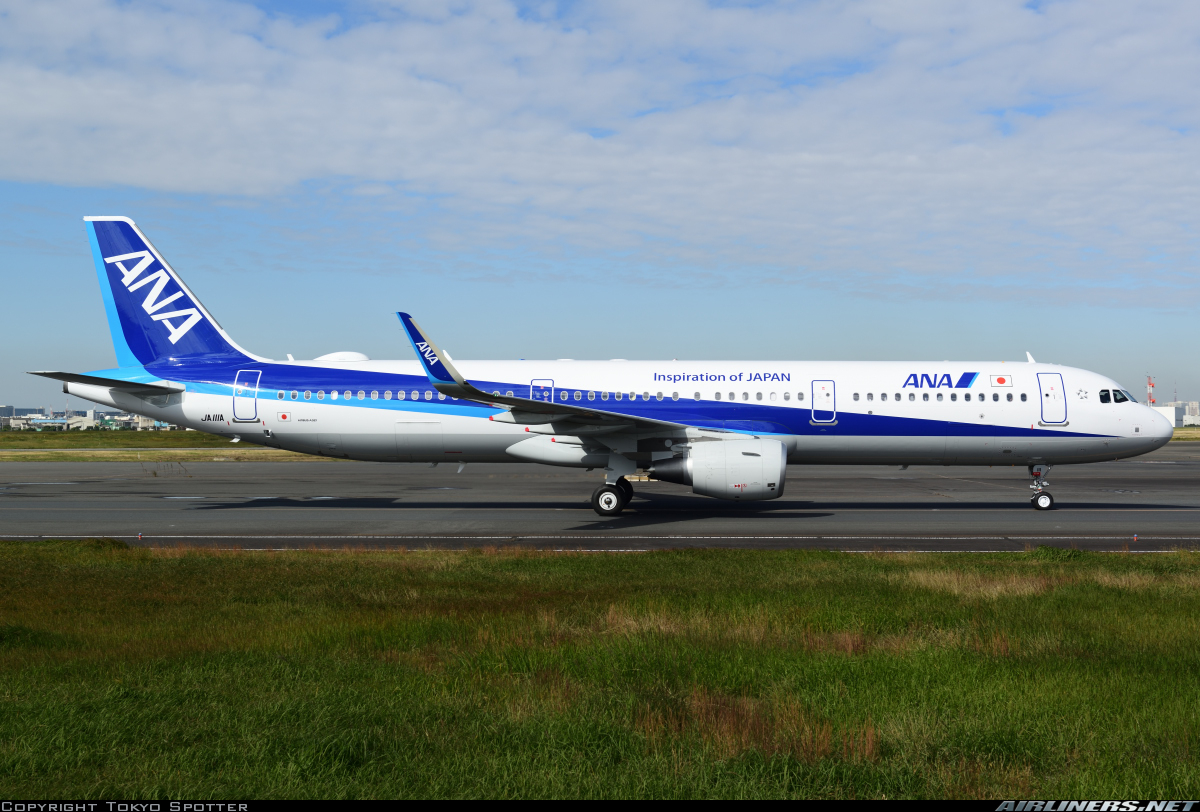 Airbus A321 211 All Nippon Airways Ana Aviation Photo Airliners Net