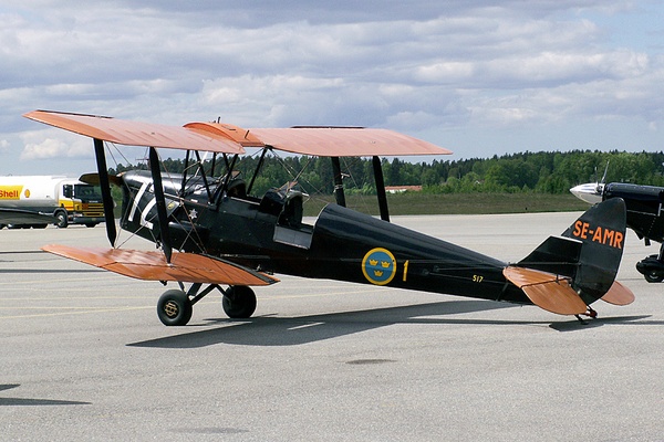 De Havilland Sk11a Tiger Moth II (DH-82A) - Sweden - Air Force ...