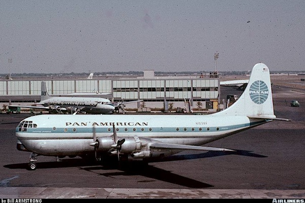 【得価人気】アエロクラシクス [ AC- N1038V ] B377-10-26 PAN AMERICAN World Airways ( Clipper Hotspur ) ( 1/400 ) Aeroclassics 民間航空機
