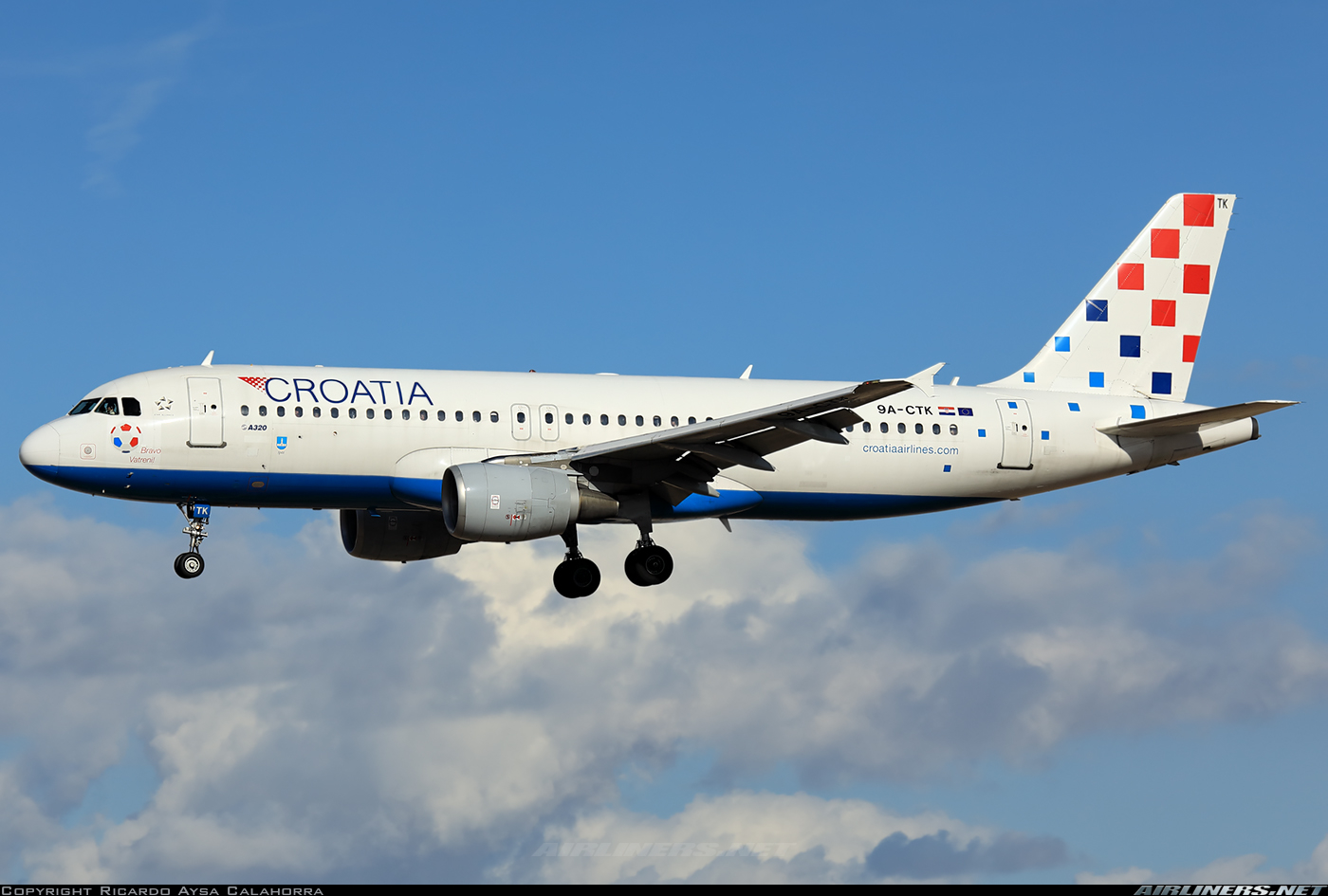 Airbus A320-214 - Croatia Airlines | Aviation Photo #5914465
