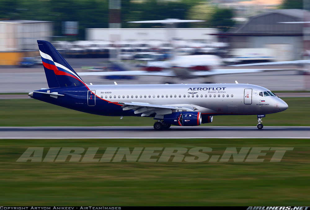 Sukhoi SSJ-100-95B Superjet 100 (RRJ-95B) - Aeroflot