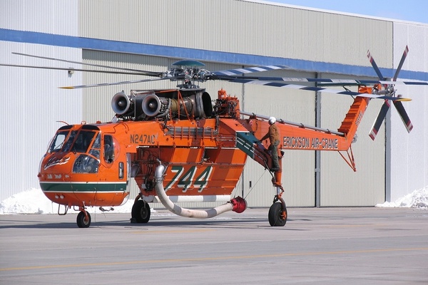 Sikorsky S-64E Skycrane - Evergreen International Airlines | Aviation ...