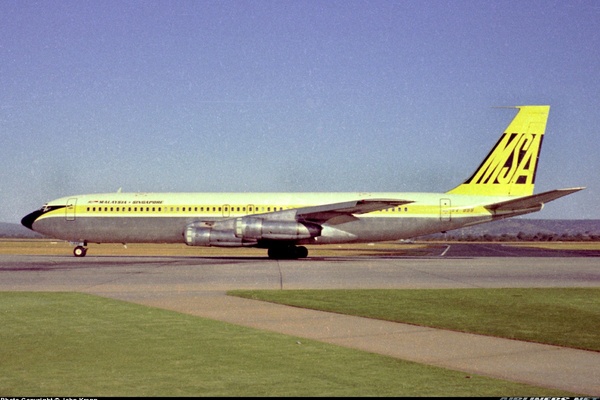 Boeing 707-312B - Malaysia-Singapore Airlines - MSA