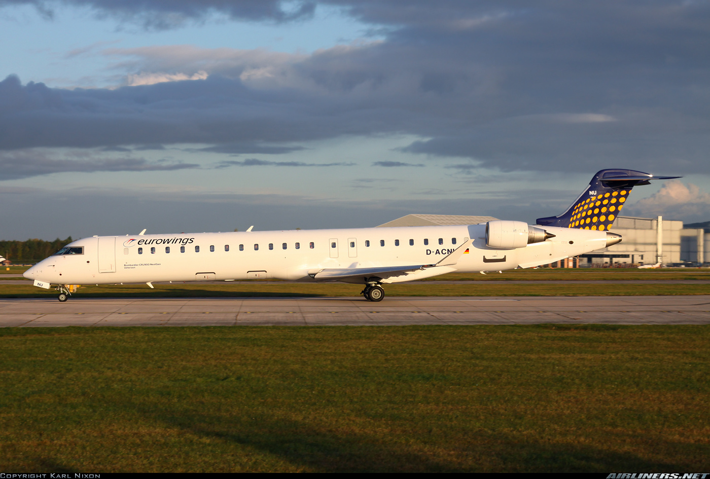 Bombardier CRJ-900 NG (CL-600-2D24) - Eurowings | Aviation Photo ...