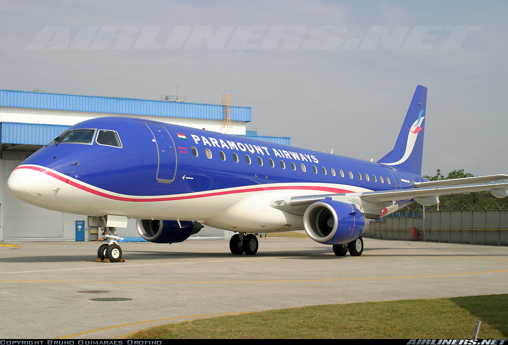 Embraer 175lr (erj-170-200lr) - Paramount Airways 