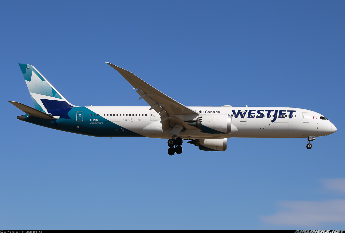 Boeing 787-9 Dreamliner - WestJet | Aviation Photo #7225827 | Airliners.net