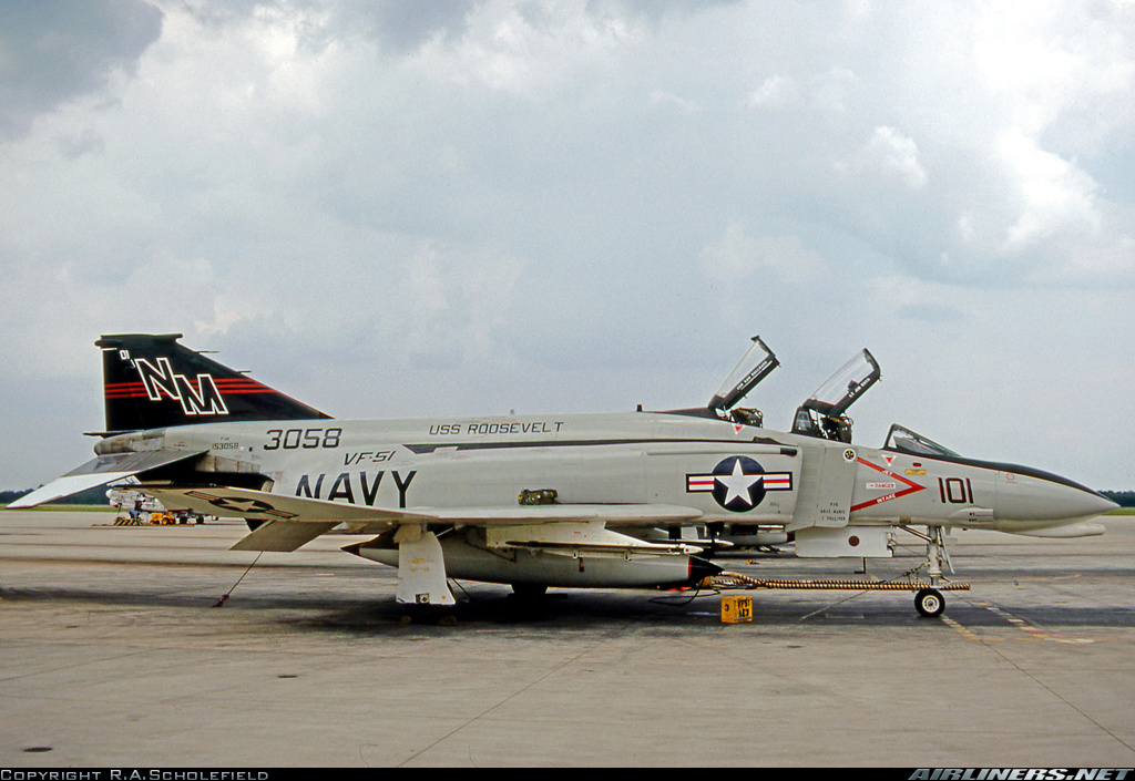 Operated by VF-51 Fighter Squadron based on the USS F.D. Roosevelt. 