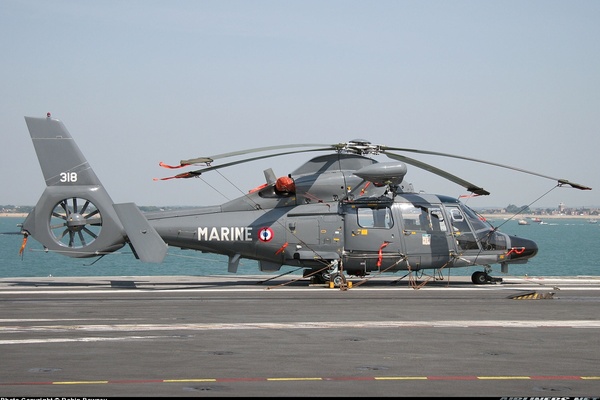 AS365 SA 365 Dauphin Helicopter French Navy Marine Nationale