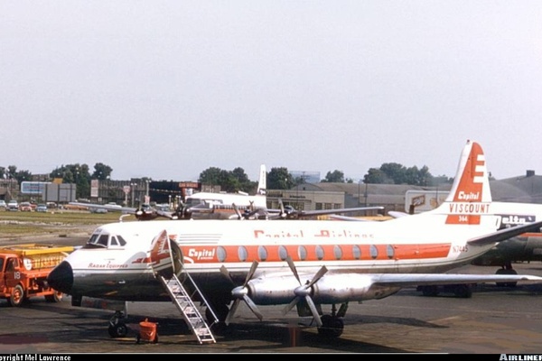 Vickers 745D Viscount - Capital Airlines | Aviation Photo #0113418