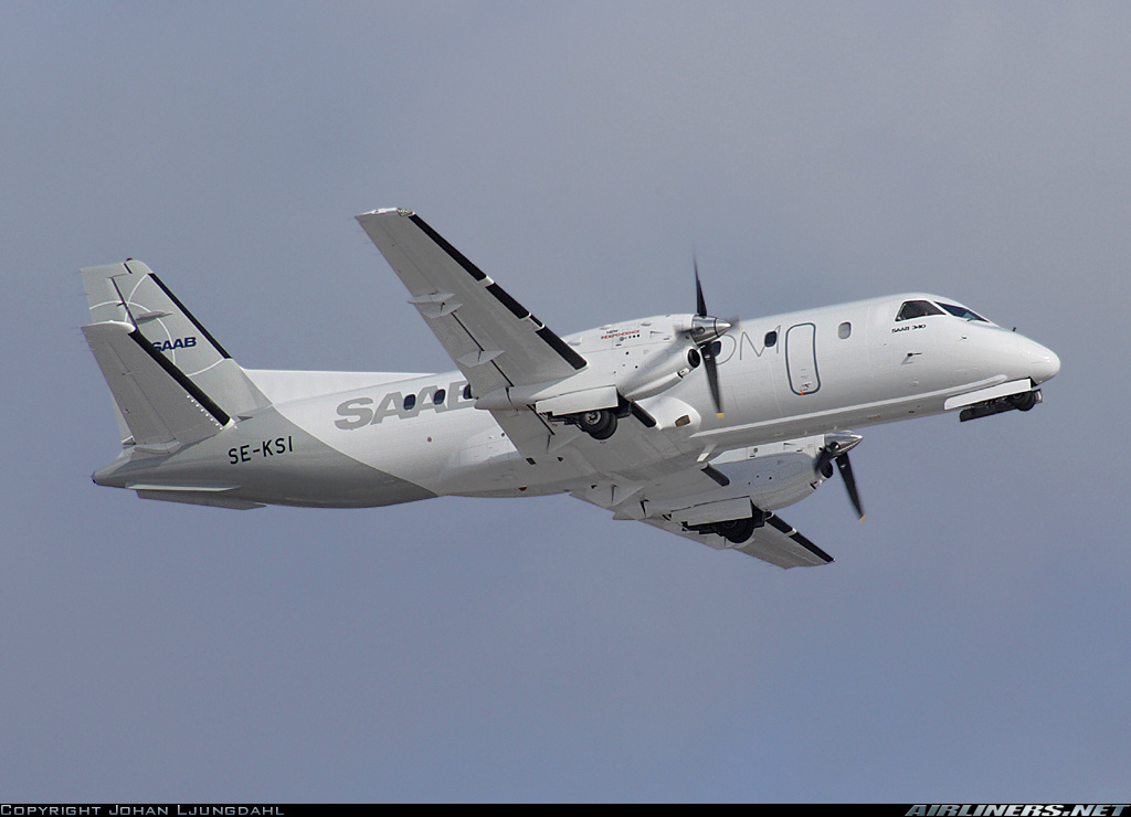 Самолет saab 340