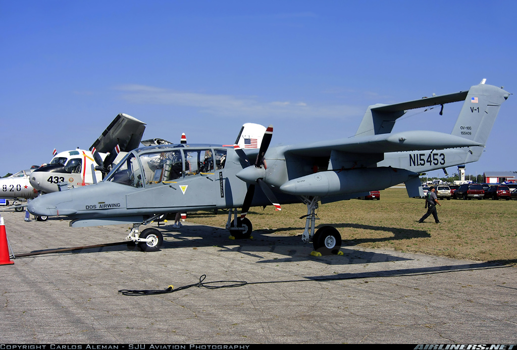 North American Rockwell OV10G Bronco DoS Air Wing Department of