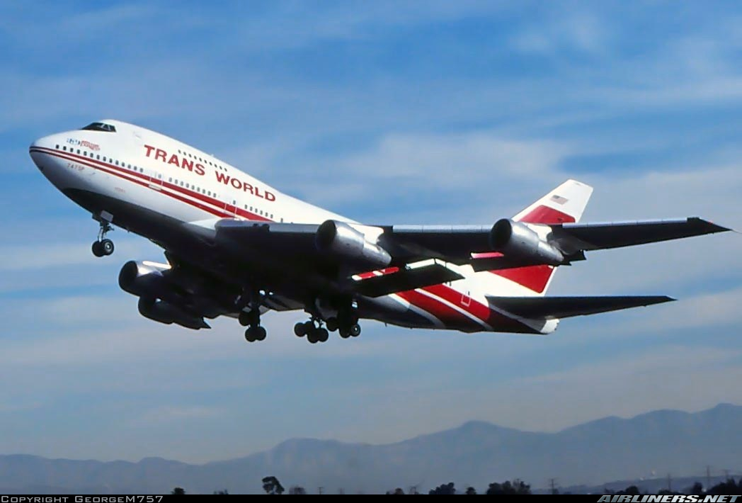 Boeing 747SP Commercial Aircraft Trans World Airlines Boston