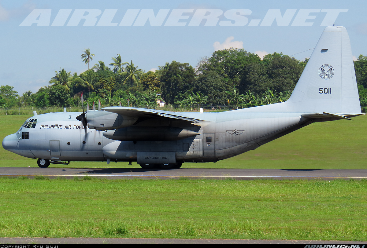Lockheed C 130t Hercules L 382 Philippines Air Force Aviation Photo 4009229 Airliners Net