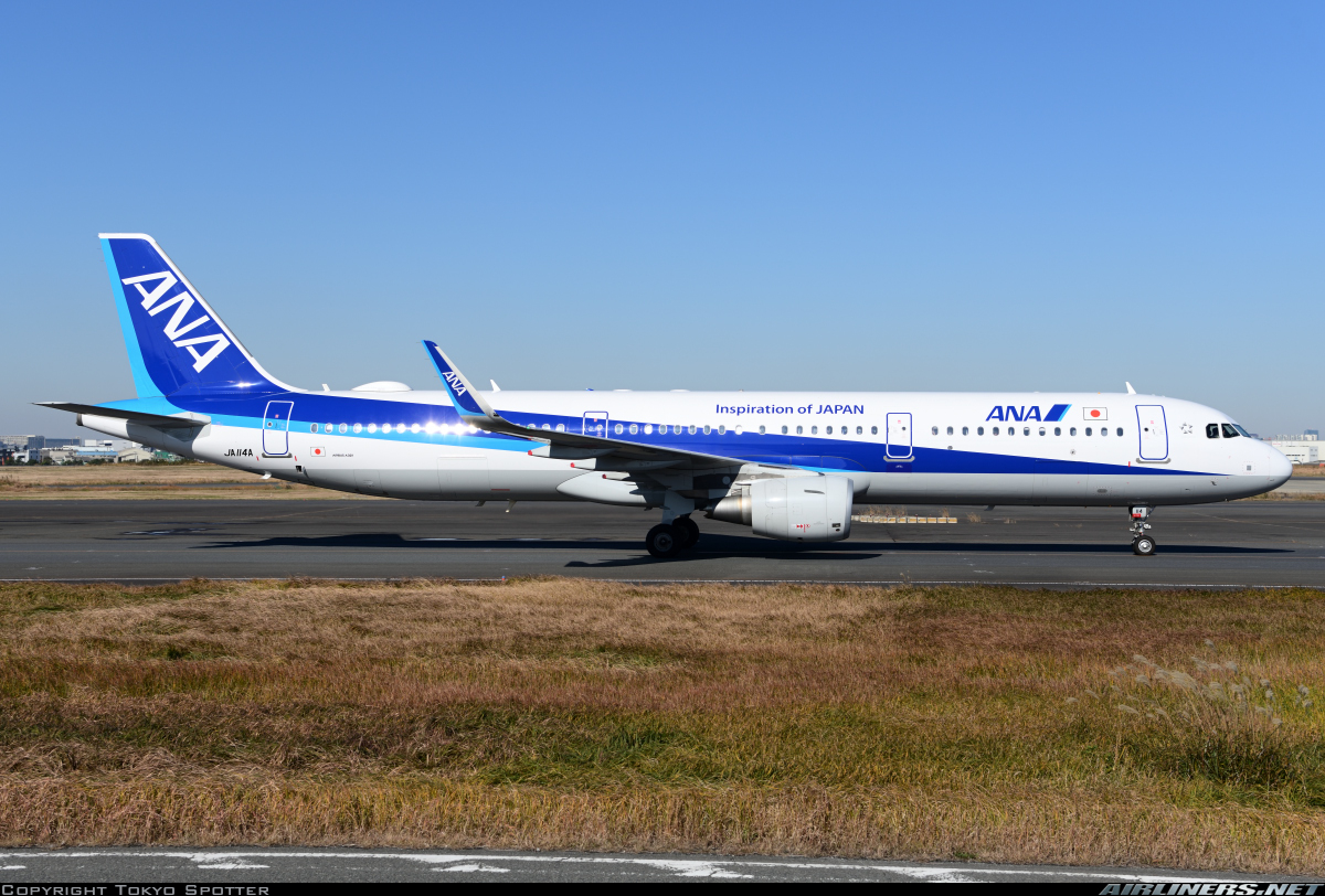 Airbus A321 211 All Nippon Airways Ana Aviation Photo Airliners Net