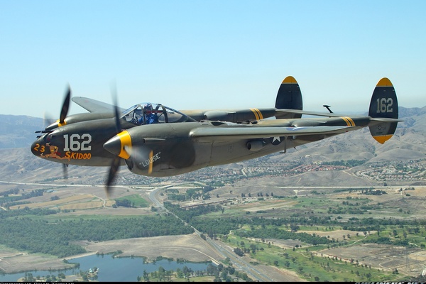 Lockheed P 38j Lightning Untitled Aviation Photo 1750633 Airliners Net